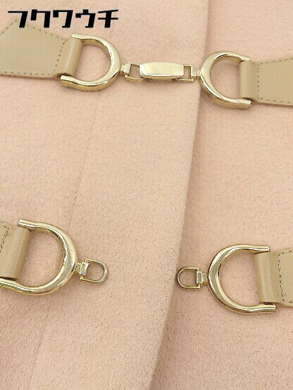 ◇ MISCH MASCH ミッシュマッシュ 2WAY フォックスファー 長袖 コート サイズ38 コーラル系 レディース 【中古】