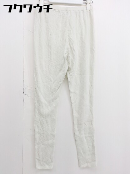 ◇ 6 UNITED ARROWS ユナイテッドアローズ コットン ニット スキニーパンツ 表記なし ベージュ レディース 【中古】