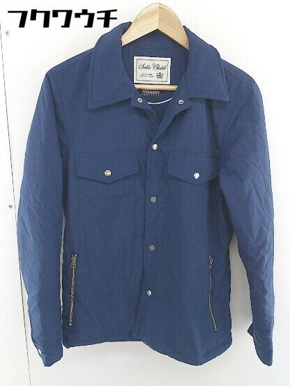 ◇ SABLE CLUTCH セーブルクラッチ スナップボタン 中綿 ナイロン 長袖 ジャケット サイズ S ネイビー ..