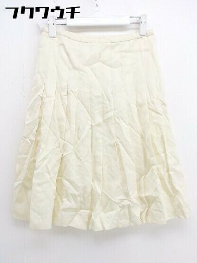 ◇ 23区 ニジュウサンク 膝下丈 プリーツ スカート サイズ36 アイボリー レディース 【中古】 ◇ 23区 ニジュウサンク 膝下丈 プリーツ スカート サイズ36 アイボリー レディース 【中古】