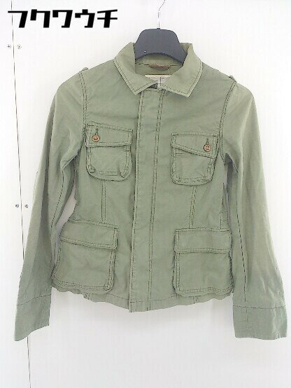 ■ ADAM ET ROPE アダムエロペ 長袖 ジャケット サイズ38 グリーン系 レディース 【中古】