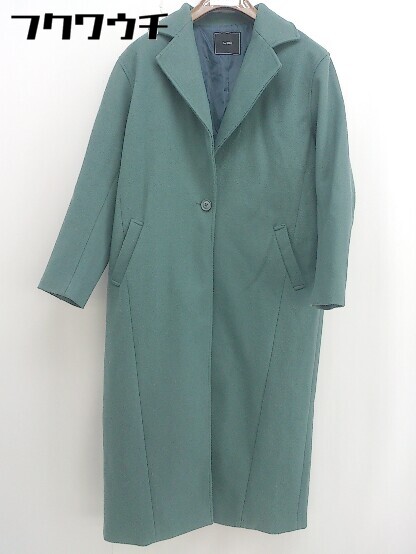 ■ Re:EDIT リエディ ロング コート サイズM グリーン レディース 【中古】