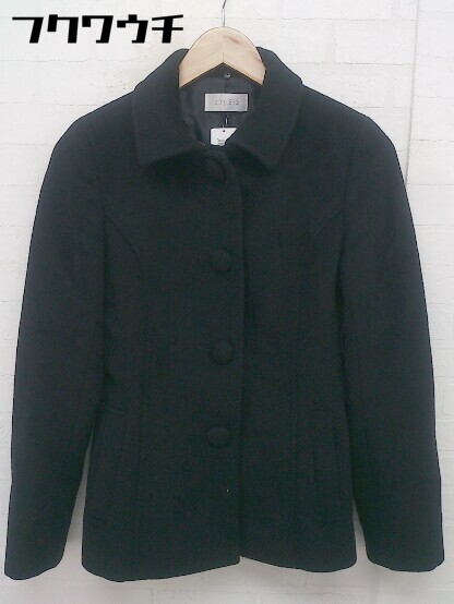 ■ any SiS エニィスィス アンゴラ混 ジャケット ブラック レディース 【中古】