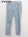 ◇ BEAUTY & YOUTH ビューティアンドユース UNITED ARROWS ストライプ パンツ サイズS ブルー系 レディース 【中古】(4)