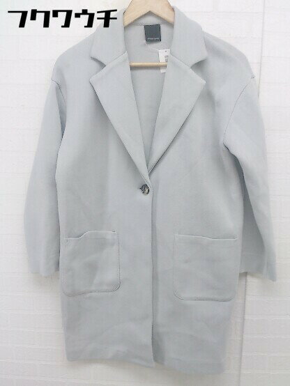 ■ NOMBRE IMPAIR ノンブル アンペール 長袖 チェスターコート サイズF ライトブルー レディース 【中古】