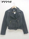 ◇ ◎ STYLE DELI スタイルデリ ジップアップ 長袖 ライダースジャケット ブラック レディース 【中古】