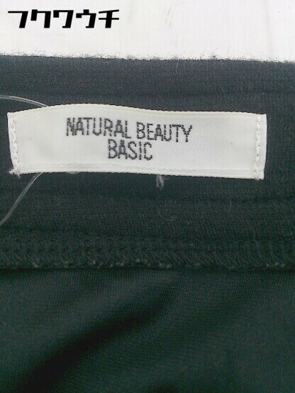 ◇ N Natural Beauty Basic エヌ ナチュラルビューティーベーシック 長袖 膝丈 ワンピース サイズM ブラック レディース 【中古】