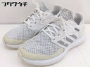 ◇ adidas RapidaRun K リフレクト CG3129 キッズ 子供靴 スニーカー シューズ サイズ20.0cm ホワイト レディース メンズ 【中...