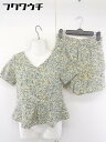 ◇ 31 Sons de mode 総柄 カットソー ショート パンツ セットアップ サイズ36 マルチ レディース 【中古】