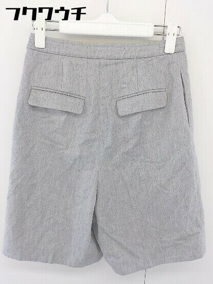 ◇ LIMITLESS LUXURY リミットレスラグジュアリー ハイウエスト ハーフ ショート パンツ サイズ36 グレー レディース 【中古】