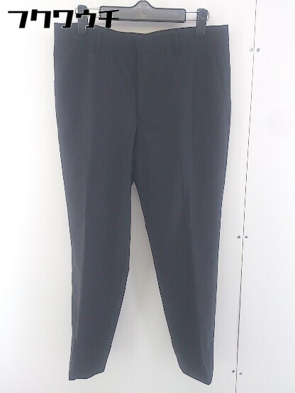 ◇ ◎ perfect suit factory ストライプ パンツ スーツ サイズ 82 ブラック メンズ 【中古】