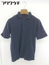 ◇ BEAMS ビームス 無地 鹿の子 半袖 ポロシャツ サイズ S ネイビー メンズ 【中古】