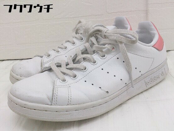 ◇ adidas アディダス Stan Smith FV6326 スニーカー シューズ サイズ 23.5 ホワイト ピンク レディース 【中古】