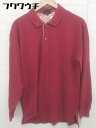 ◇ 23区 SPORT ニジュウサンクスポーツ 長袖 ポロシャツ サイズ3 レッド メンズ 【中古】
