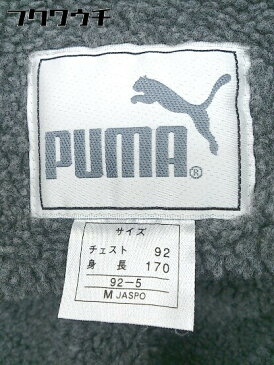 ■ PUMA プーマ 2WAY 長袖 ベンチ コート サイズM 92-5 ブラック メンズ 【中古】