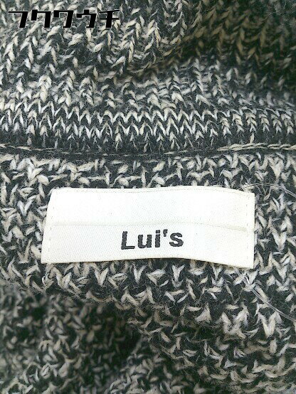 ◇ Lui's ルイス タートルネック ニット セーター サイズM ブラック系 メンズ 【中古】