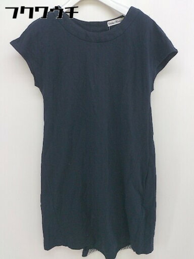 ◇ URBAN RESEARCH アーバンリサーチ 背面レース 半袖 ミニ ワンピース サイズF ネイビー ホワイト ブラック系 レディース 【中古】 ◇ URBAN RESEARCH アーバンリサーチ 背面レース 半袖 ミニ ワンピース サイズF ネイビー ホワイト ブラック系 レディース 【中古】