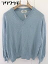 ◇ Munsingwear マンシングウェア 長袖 ニット セーター サイズEL ブルー系 メンズ 【中古】