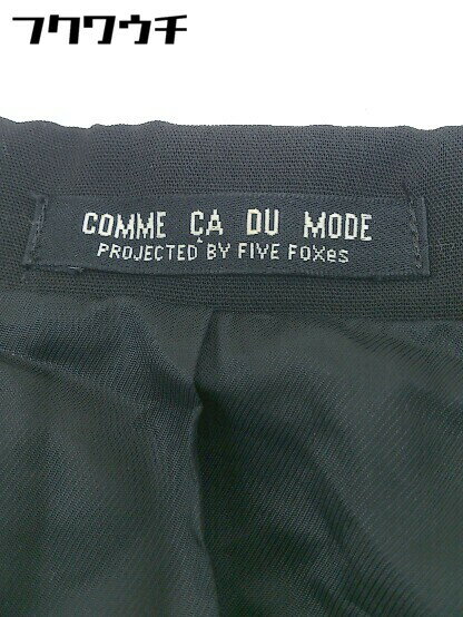 ◇ COMME CA DU MODE コムサデモード 1B 長袖 テーラードジャケット サイズM ブラック レディース 【中古】