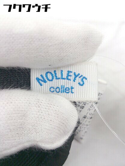 ◇ NOLLEY'S ノーリーズ ウエストゴム ワイド パンツ ブラック レディース 【中古】