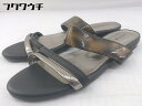 ◇ mie scarpe ミエスカルペ サンダル シューズ サイズM ブラウン系 シルバー ブラック レディース 【中古】