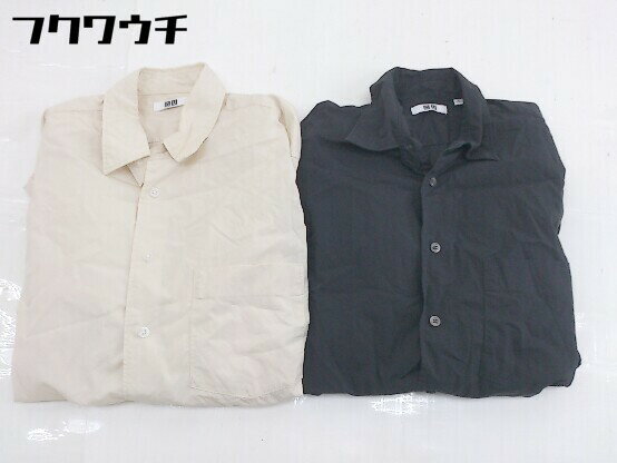 ◇ 《 UNIQLO ユニクロ まとめ売り2点セット　サイズMのみ シャツ ブラウス メンズ 》 【中古】のサムネイル