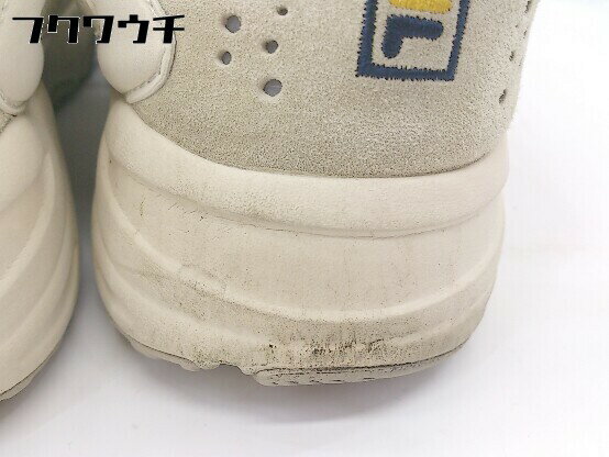 ◇ FILA フィラ 1RM01153-444 RAY TRACER スニーカー シューズ サイズ23 アイボリー系 レディース 【中古】