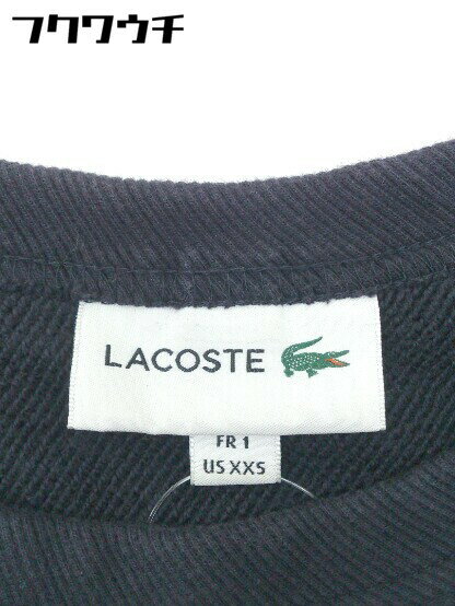 ◇ LACOSTE ラコステ ワンポイント 長袖 トレーナー サイズFR 1 US XXS ネイビー メンズ 【中古】