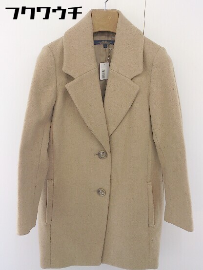 ■ JOURNAL STANDARD relume ジャーナルスタンダード レリューム ウール チェスター コート サイズ1 ブラウン レディース 【中古】