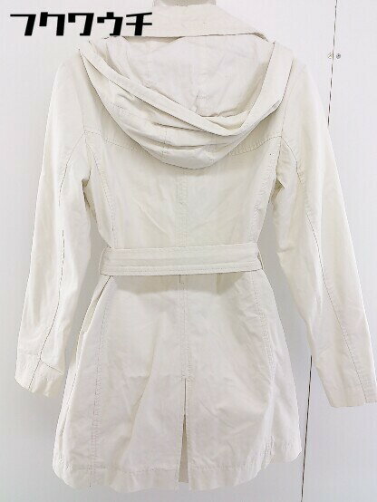 ◇ ◎ GAP ギャップ ベルト付 長袖 トレンチ コート サイズXXS アイボリー レディース 【中古】