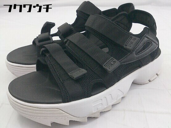 ◇ FILA フィラ スポーツ サンダル サイズ27.0 ブラック メンズ 【中古】