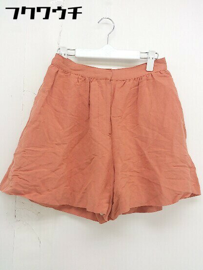 ◇ LULU ON THE BRIDGE ルルオンザブリッジ リネン混 ショート パンツ サイズ36 オレンジ レディース 【中古】