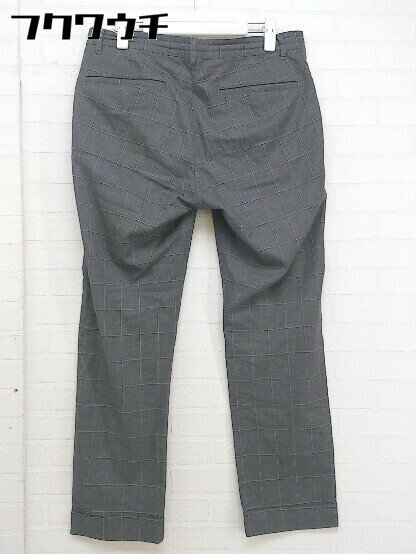 ◇ BOW＆ARROWS UNITED ARROWS ボウアンドアローズ チェック ロールアップ パンツ サイズM ダークグレー系 メンズ 【中古】