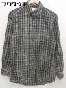 ◇ ◎ Eddie Bauer エディー バウアー チェック 長袖 シャツ サイズXS ブラック系 メンズ 【中古】
