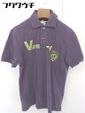 ◇ ◎ Zoy ゾーイ 鹿の子 半袖 ポロシャツ サイズ1 パープル メンズ 【中古】