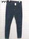 ◇ JEANASIS ジーナシス ストレッチ デニム スキニー パンツ サイズM ネイビー レディース 【中古】