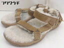◇ Teva テバ 裏ボア コンポートサンダル サイズ約26cm相当 キャメル ブラウン レディース 【中古】