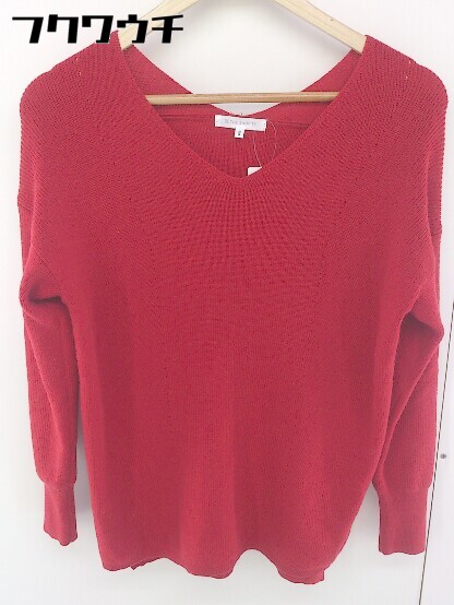 ◇ THE SHOP TK ザショップティーケー 長袖 ニット カットソー サイズS レッド メンズ 【中古】