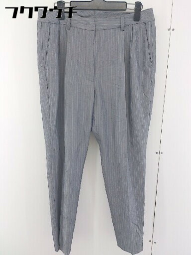 ◇ RUIRUE BOUTIQUE ルイルエブティック ピンストライプ ツータック テーパードパンツ サイズ LL グレー レディース 【中古】 ◇ RUIRUE BOUTIQUE ルイルエブティック ピンストライプ ツータック テーパードパンツ サイズ LL グレー レディース 【中古】