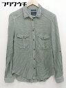 ◇ ◎ AMERICAN EAGLE OUTFITTERS アメリカンイーグル アウトフィッターズ 長袖 シャツ サイズUS S UK S グリーン メンズ 【中古】管理番号110913001163020211008ベースW60/長付属品替えボタン2個全体的に擦れ感あり。素材画像参照色グリーンサイズサイズUS S UK S梱包サイズ1宅急便運賃一覧表はこちらをクリック採寸サイズ着丈：約69cm　肩幅：約45cm　身幅：約49cm　袖丈：約57cmサイズガイドはこちらをクリックコンディションレベルCコンディション詳細はこちらをクリックコンディション詳細商品状態、状態の目安につきまして、あくまでも弊社基準による目安となっております。リユース品の特性上、大小様々なダメージが発生しており、全ての商品の全てのダメージ詳細を記載する事が難しい為、目安として記載をさせていただいております。二次流通品のご理解、ご納得を頂いた上、ご購入をお願い致します。