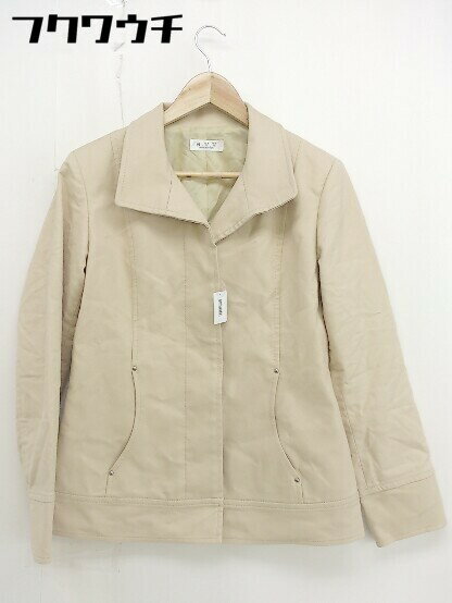 ◇ ◎ a.v.v アー ヴェ ヴェ 長袖 ジャケット サイズ42 ベージュ レディース 【中古】