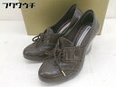 ◇ ◎ Melissa メリッサ ウェッジソール レイン シューズ サイズ23 1/2 ブラウン レディース 【中古】