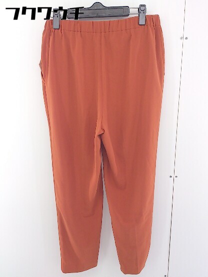 ◇ BEAUTY & YOUTH UNITED ARROWS ウエストゴム アンクルイージー パンツ サイズL オレンジ レディース 【中古】