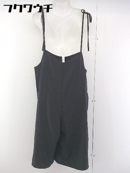 ◇ merlot メルロー ノースリーブ サロペット ダークブラウン レディース 【中古】