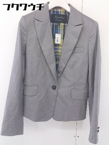 ◇ Another Edition アナザーエディション UNITED ARROWS 1B 長袖 テーラードジャケット サイズM グレー レディース 【中古】