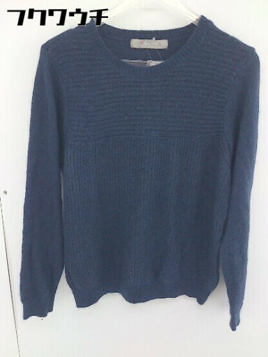 ◇ A day in the life UNITED ARROWS 長袖 ニット セーター ネイビー レディース 【中古】 ◇ A day in the life UNITED ARROWS 長袖 ニット セーター ネイビー レディース 【中古】
