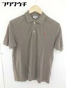 ◇ GYMPHLEX ジムフレックス 半袖 ポロシャツ サイズM カーキ メンズ 【中古】