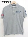 ◇ ◎ MALIBU SHIRTS マリブシャツ 鹿の子 半袖 ポロシャツ サイズS グレー メンズ 【中古】