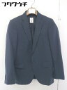 ◇ green label relaxing グリーンレーベル UNITED ARROWS シングル 長袖 テーラード ジャケット サイズ42 ネイビー メンズ...