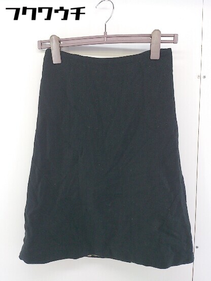 ◇ BALLSEY ボールジィ TOMORROWLAND 膝丈 台形 スカート サイズ36 ブラック レディース 【中古】